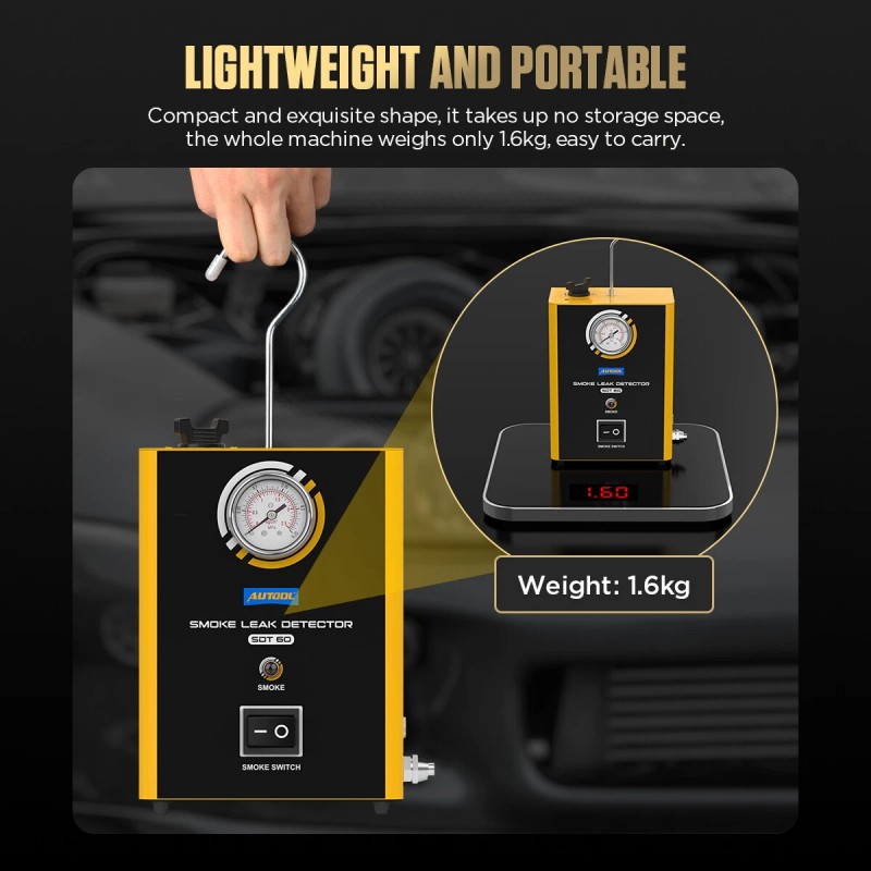 AUTOOL EVAP Smoke Machine Automotive Smoke Tester Portable Car Smoke
