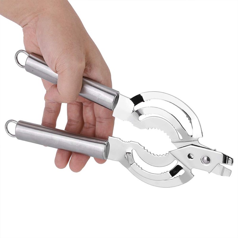 Multifunctional Stainless Steel Jar Opener, Manual Can Opener Adjustable Bottle