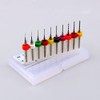 Honiwu 10 PCS Micro Drill Bit Set, 0.3mm-1.2mm Small Drill