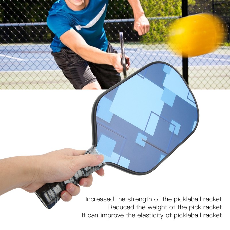 Pickleball Paddle Glass Fiber Improve Bounce Relieve Elbows Pressure Absorbing