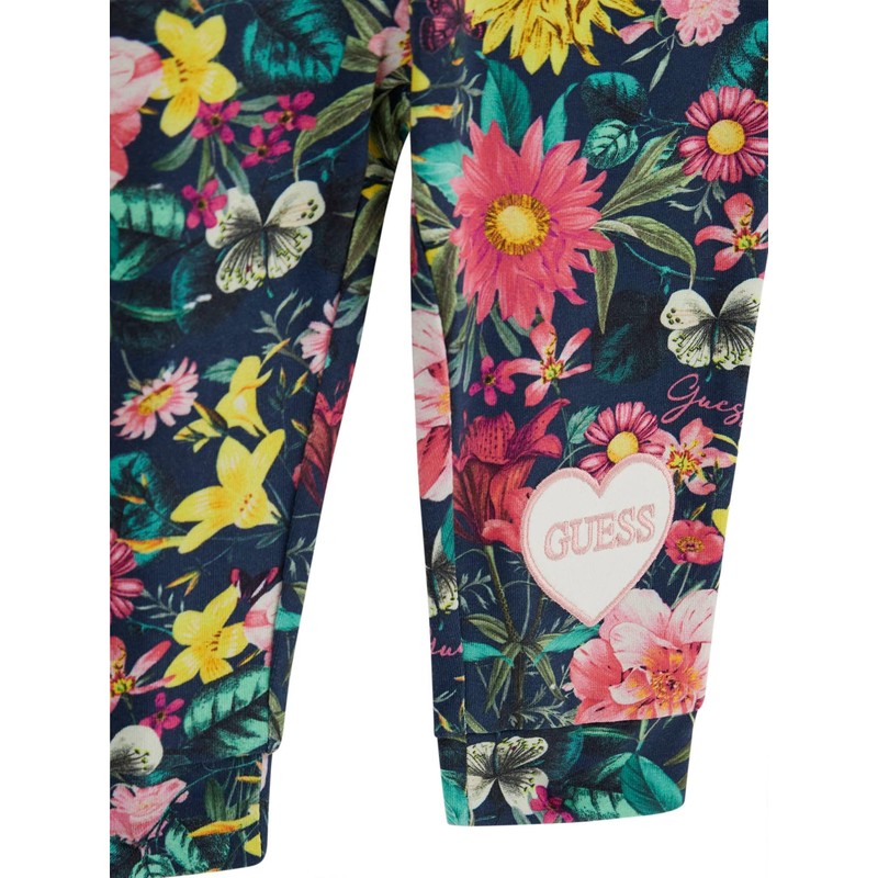 GUESS Baby Girl Sweatshirt And Pants Set, Vintage Blush, 24