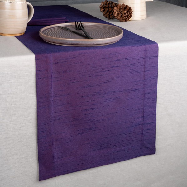 D'Moksha Homes Purple Table Runner 14 x 120 Inch -