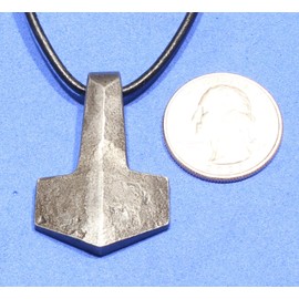 Small hand forged Thor's Hammer, Mjölnir