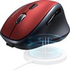 Sanwa Direct 400-MAWBT197R Wireless Charging Mouse, Qi Compatible, MagSafe Compatible,