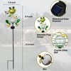 HEDAQI Frog Solar Garden Light - Metal Stake Light with
