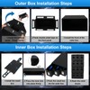 12000+ Trading Card Storage Box for Commander Display, Card Deck