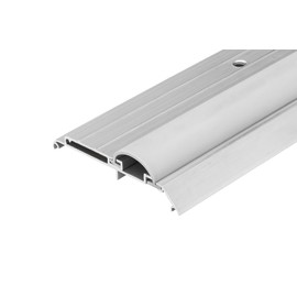 Adjustable Height Aluminum Threshold W/Vinyl Seal 3 1/2" Wide for Gaps 5/8" to 1 1/8" (3 FT [36"] Long)