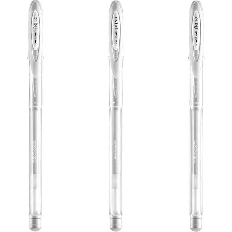 uni-ball Signo UM-120AC Gel Rollerball Pen - Pastel White Ink