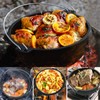 Camping Dutch Oven, 9 Qt Pre-Seasoned Camping Cookware Pot with