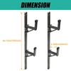Kojem Adjustable Side Mount Ladder Rack Universal Steel Compatible with