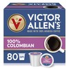 Victor Allen's Coffee 100% Colombian, Medium Roast, 80 Count, Single