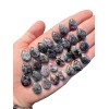 Eudialyte Cabochon - Teardrop, Natural Eudialyte from Kola Peninsula, Russia