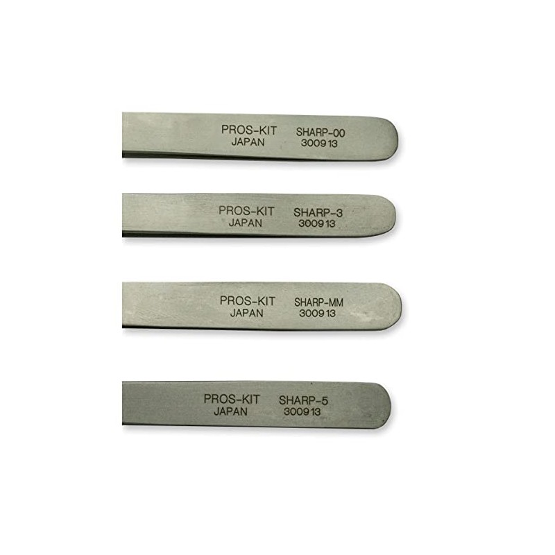 Pro Quality Japan Made Tweezers x5 Set for Watchmakers Non