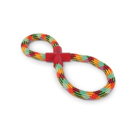 Kazoo 13749 Braided Rope Figure 8 Tug Dog Toy, Assorted