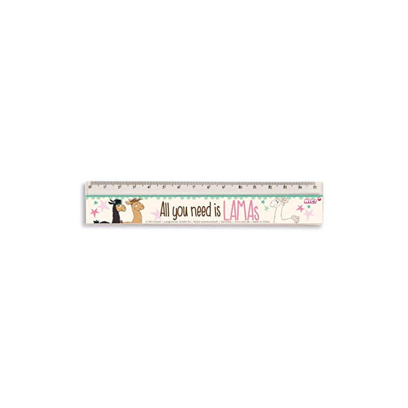NICI La-la-lama Lounge Ruler 15 cm in Pen Holder