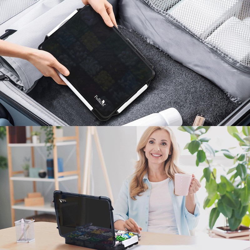 Fullicon Extra Large Pill Organizer with Moisture Proof Design, Travel