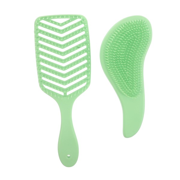 TOVINANNA 2pcs Hollow Out Scalp Massage Comb for Women Detangling