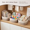 VIRETH HAUS 5-Pack Large Woven Rope Storage Baskets – 2
