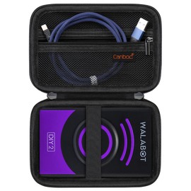 Canboc Hard Carrying Case Compatible with WALABOT DIY 2 Advanced Stud Finder and Wall Scanner, Walabot PRO Programmable 3D Imaging Sensor Bag, Mesh Pocket fit Cable, Black