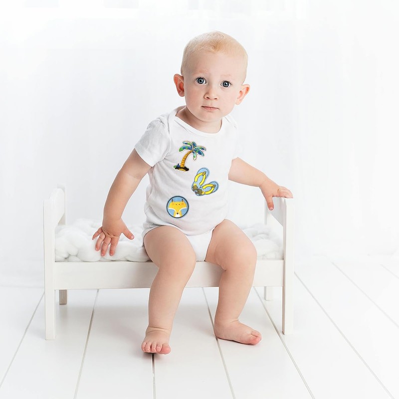 ZESION 30Pcs Iron on Patches for Boys, Embroidered Sew On/Iron