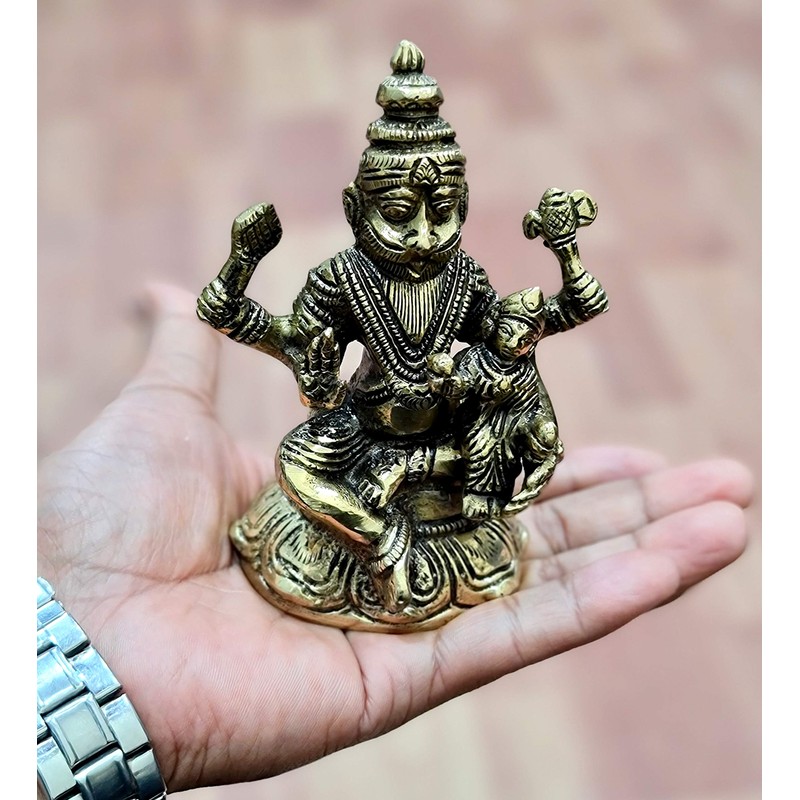 eSplanade - Brass Narsimha ​Narsingha Narsing with Lakshmi Laxmi Murti