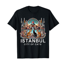 Istanbul, Turkey - City of Cats II - in Turkish White T-Shirt