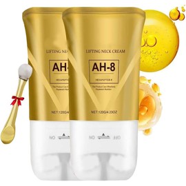 2 piezas AH-8 Firming Neck Cream,Crema Tensora Y Lifting Para El Cuello Con Doble Rodillo, for Crepey Skin Body Care Comfort, lociones hidratantes y reafirmantes,Crema para el cuello
