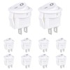 VEXUNGA Mini Rocker Switch Round 2-Pin Rocker Switch On/Off 3A