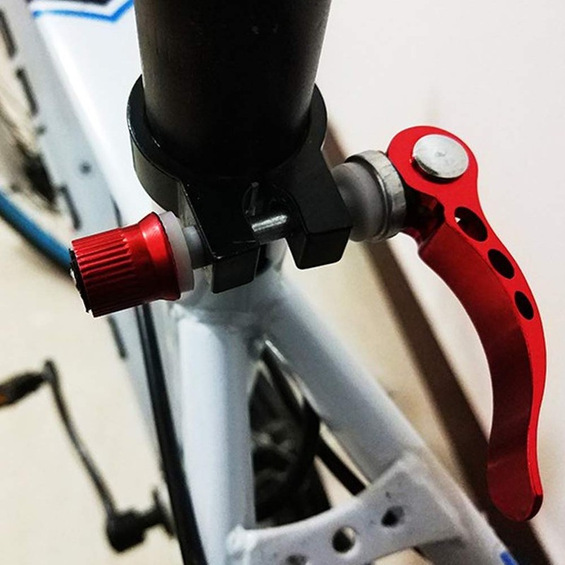 Bicycle Seatpost Clamp Quick Seat Pin Quick Release Binder 6