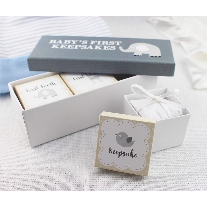 Lillian Rose 3 Piece Baby's First Keepsakes Boxes