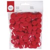 Rayher 7651318 Pompons, 20 mm, SB-Btl. 50 Stück, rot
