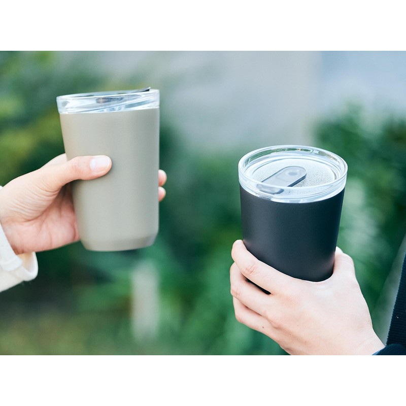 KINTO 20241 Two-Go Tumbler with Straw, 16.2 fl oz (480