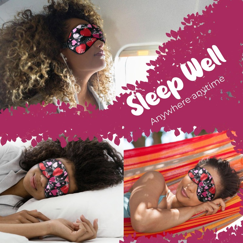 Luxury Sleep Mask – Soft, Lightweight & Ultra Comfort-Perfect for