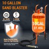 GarveeTech 10 Gallon Sand Blasting Machine, 125 Psi Pressure Air