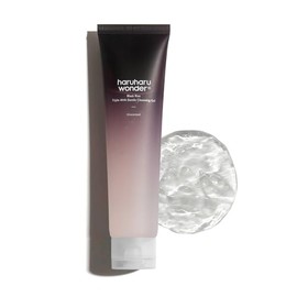 HARUHARU wonder Black Rice Triple AHA Gentle Cleansing Gel, Hydrating Cleansing gel, Gentle exfoliating, Vegan, Travel essentials, Korean Skincare, 3.38 fl oz