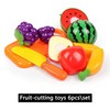 Baby Felt Board Play Food Toy Set for Pretend Kitchen