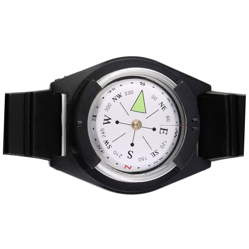 Sosoport Survival Watch Compass for Outdoor Camping Gear Wristband Compass