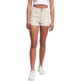 Urban Classics Ladies Shorts, Whitesand.