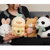 Fluffy Cute Plush Panda, Rabbit, Duck, Bear, Present, Interior, Body