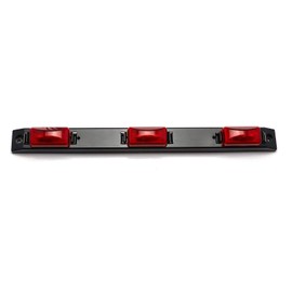 Xotic Tech 1pc Red Lens Rear Truck Tailgate Running Light Bar,Compatible with Ford F-150 F-250 F-350 F-450 Dodge RAM 1500 2500 3500 or Chevy Silverado or GMC Sierra etc(Red 9-LED)