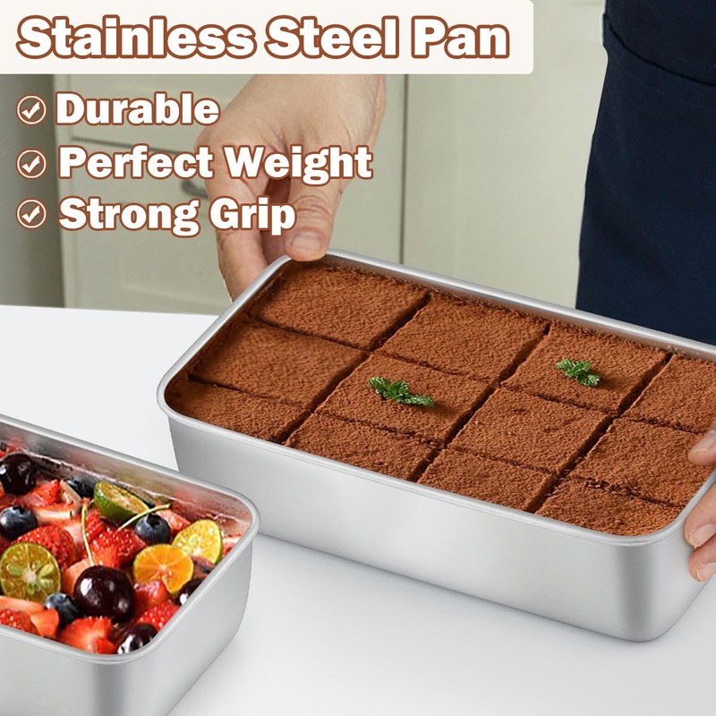 LIANYU 4 Pack Loaf Pans for Baking Bread, 9x5 Inch