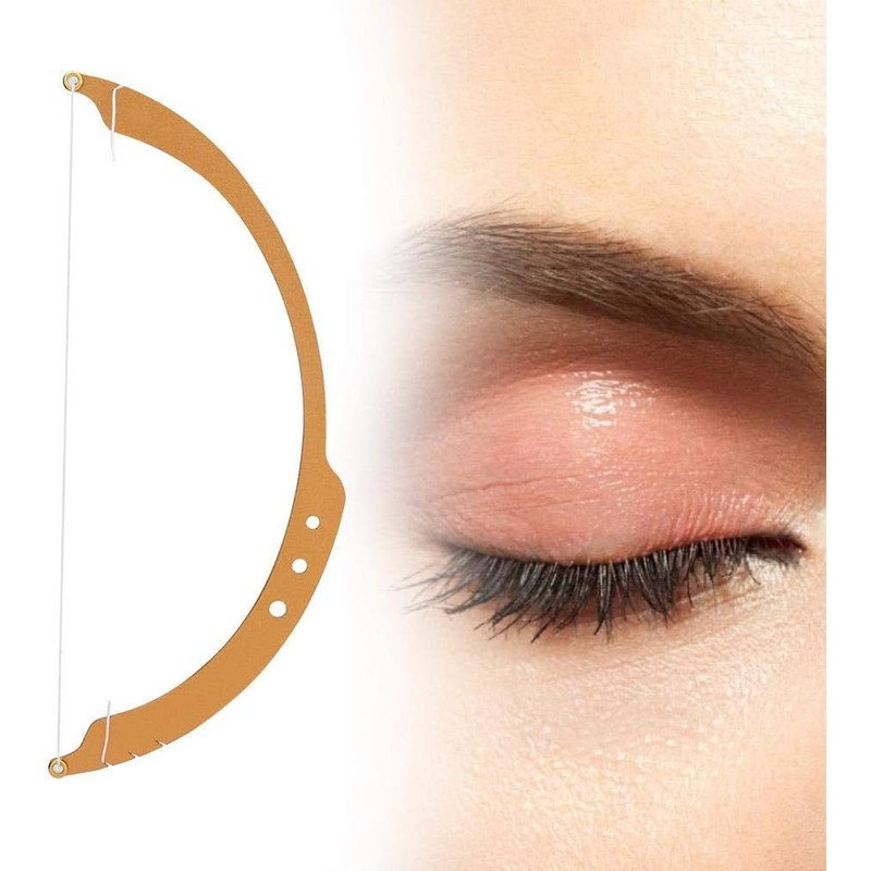 Diseño de cejas de maquillaje permanente, herramienta de medición del