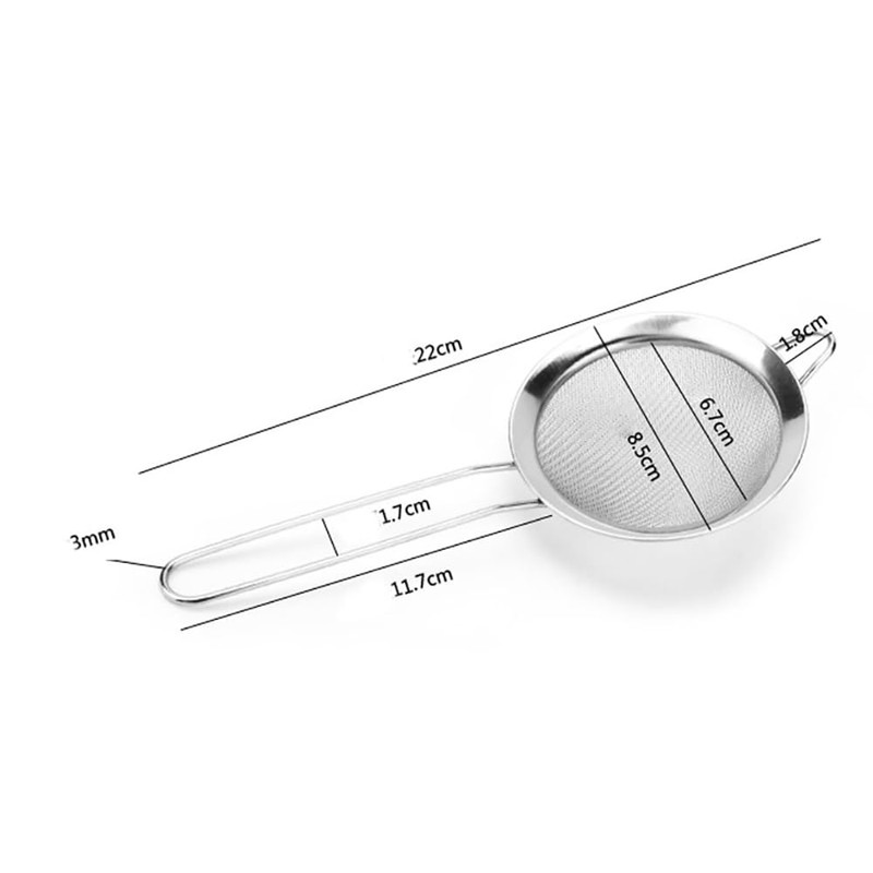 Food Strainer - Premium Fine Stainless Steel Fine Mesh Kitchen