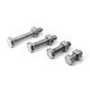 M4 304 Stainless Steel Hexagonal Screws Bolts and Nuts Set,