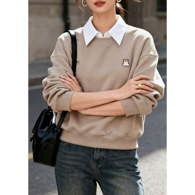 3 Packs Cotton Fake Collar Detachable Dickey Collar Blouse Half