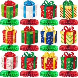 Christmas Party Decorations Christmas Honeycomb Centerpieces Holiday Party Decorations for Christmas Party Table Decorations Funny Christmas Party Decorations Christmas Party Supplies