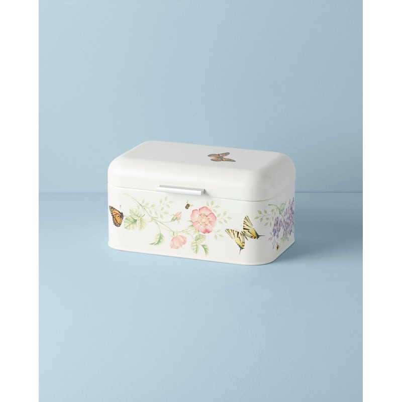 Lenox 892520 Butterfly Meadow Breadbox, 11.25" L x 6.5" W