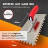 WERKFIT Professional Stainless Steel Notched Trowel 8 mm - Smoothing