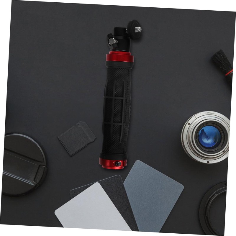 KOMBIUDA Digital Video Stabilizer with LED Light Handle Grip Multi