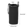 PATIKIL Camera Lens Bag 9x25cm Drawstring Lens Pouch with Thick